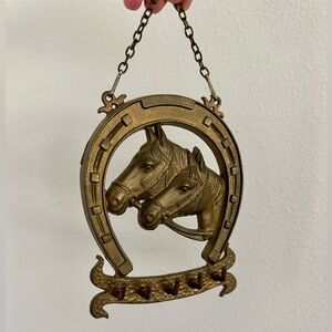 Brass Horse Key Hook